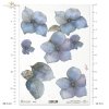 dekoracyjne wzory, motywy kwiatowe, bukiet kwiatów, Ogród Muz, Garden of Muses * Mulberry decoupage paper FPA1005, decorative patterns, floral motifs, bouquet of flowers, Garden of Muses *Seria Garden of Muses